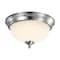 Nuvo Lighting 19W 11" LED Flush Mount, 3K Dim, Brushed Nickel Frosted Glass 62/1562 - alternate 4
